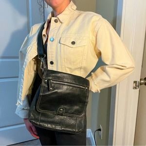 Fossil Leather Cross Body Bag